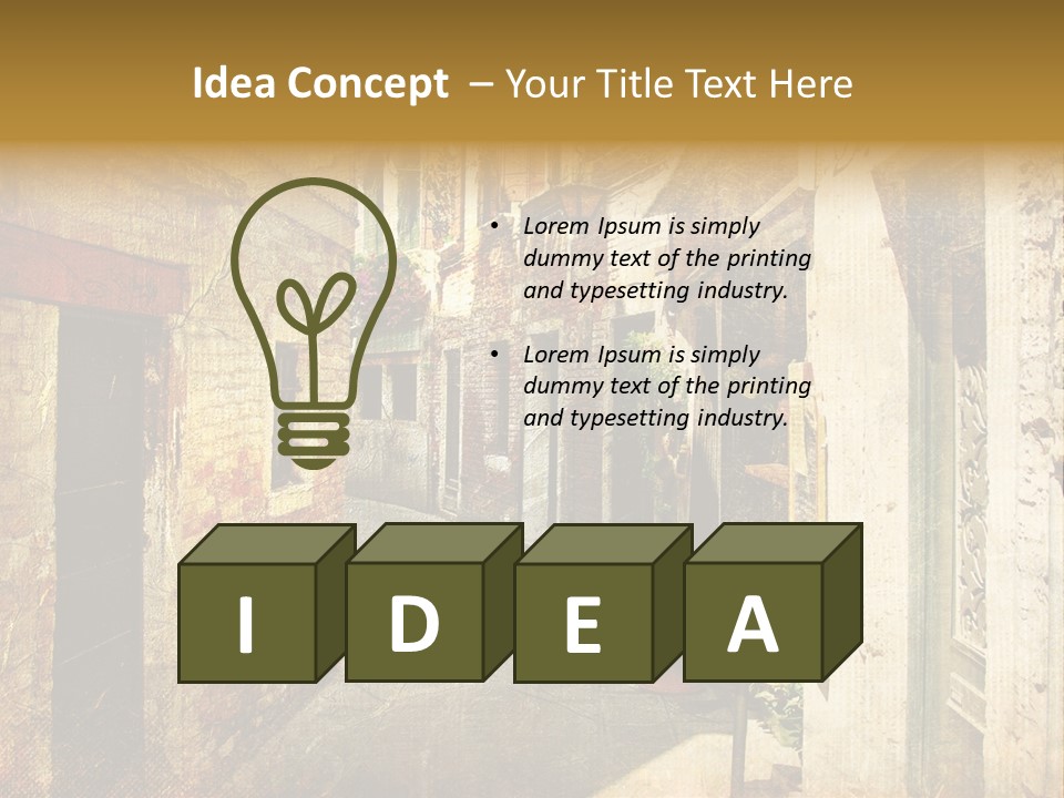 Artwork View Landmark PowerPoint Template