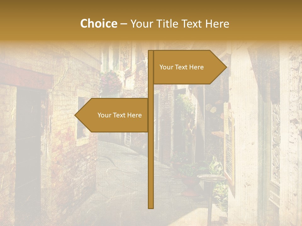 Artwork View Landmark PowerPoint Template