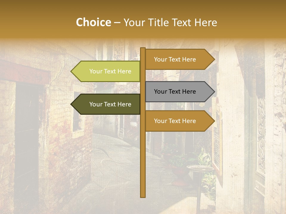 Artwork View Landmark PowerPoint Template