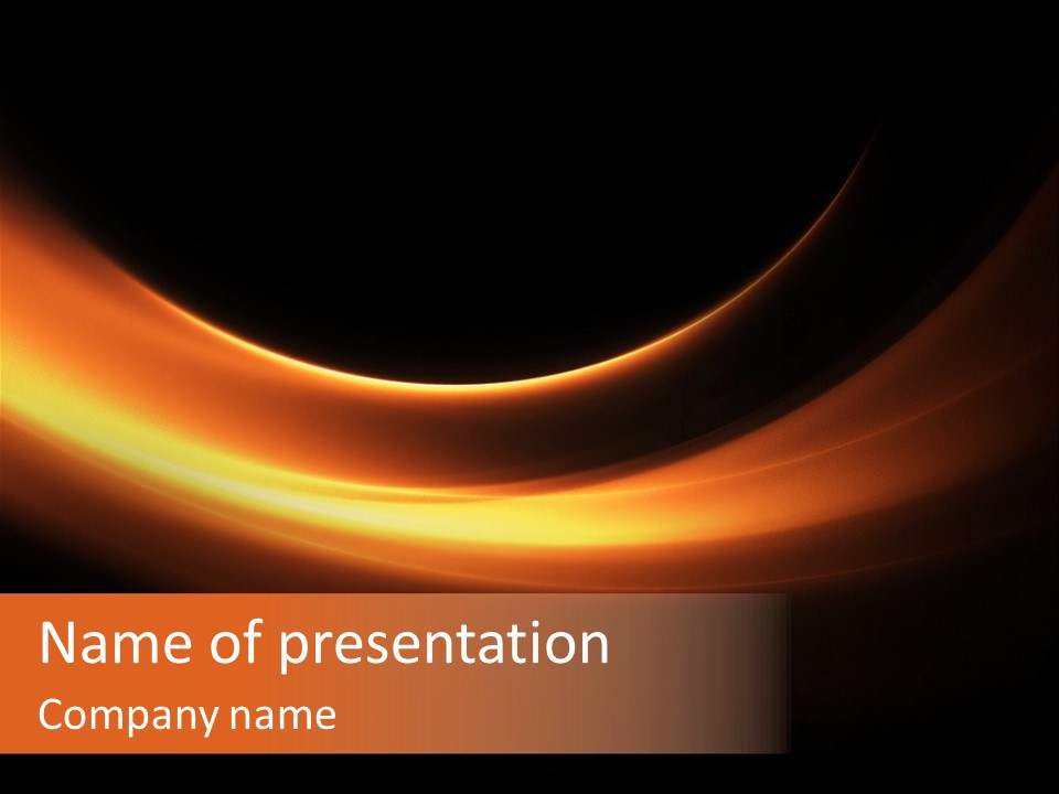 White Heat Design PowerPoint Template