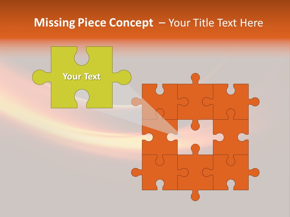 White Heat Design PowerPoint Template