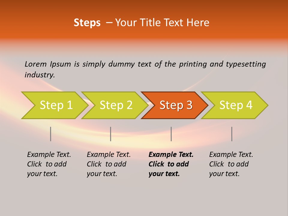 White Heat Design PowerPoint Template