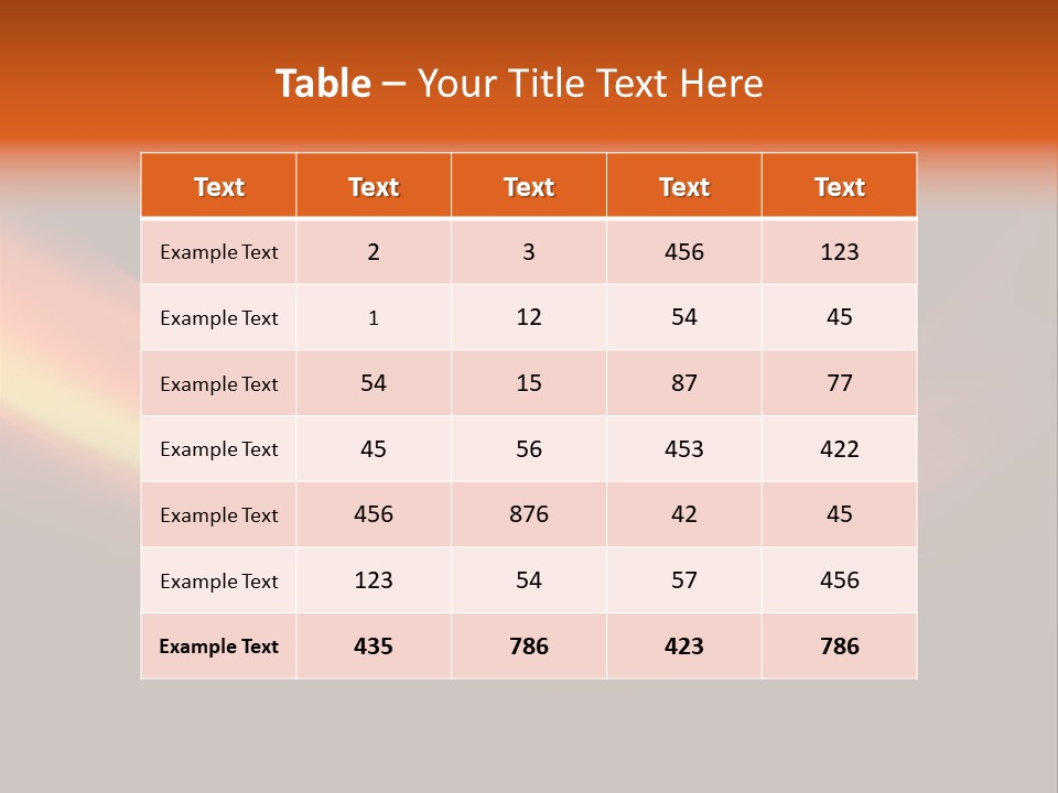 White Heat Design PowerPoint Template