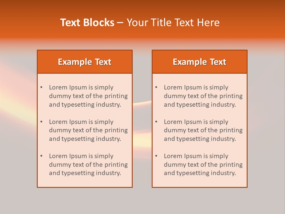 White Heat Design PowerPoint Template