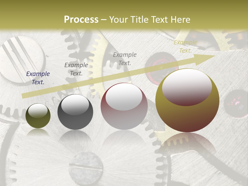 Rivet Gear Number PowerPoint Template