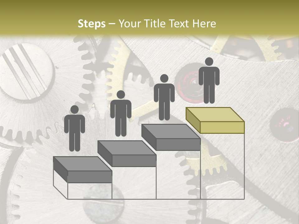 Rivet Gear Number PowerPoint Template