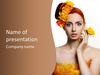 Chair Human Company PowerPoint Template