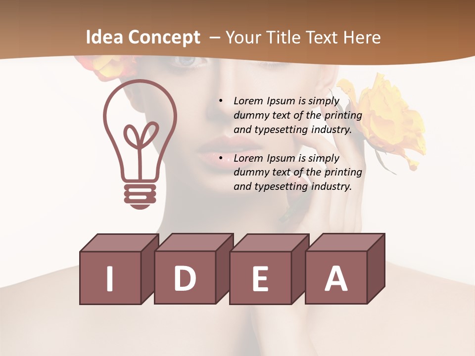 Chair Human Company PowerPoint Template