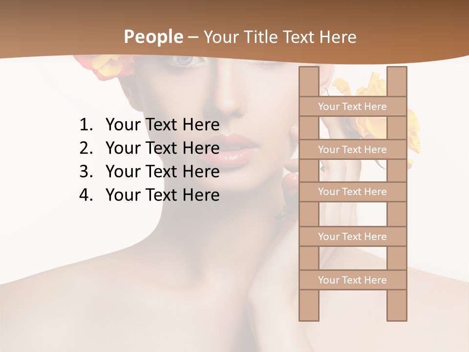 Chair Human Company PowerPoint Template