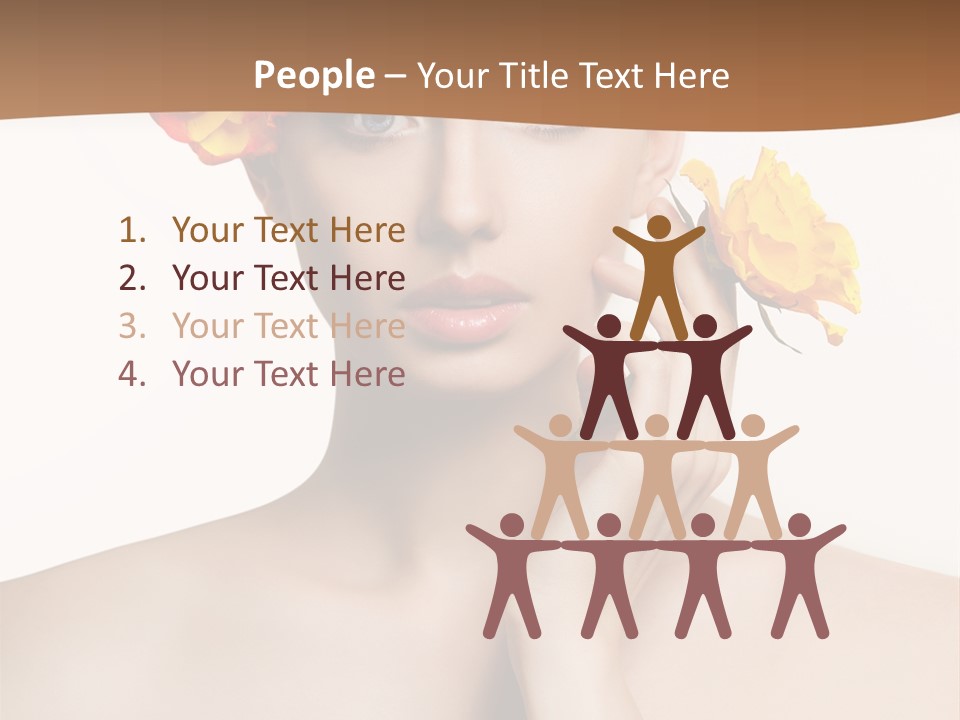 Chair Human Company PowerPoint Template