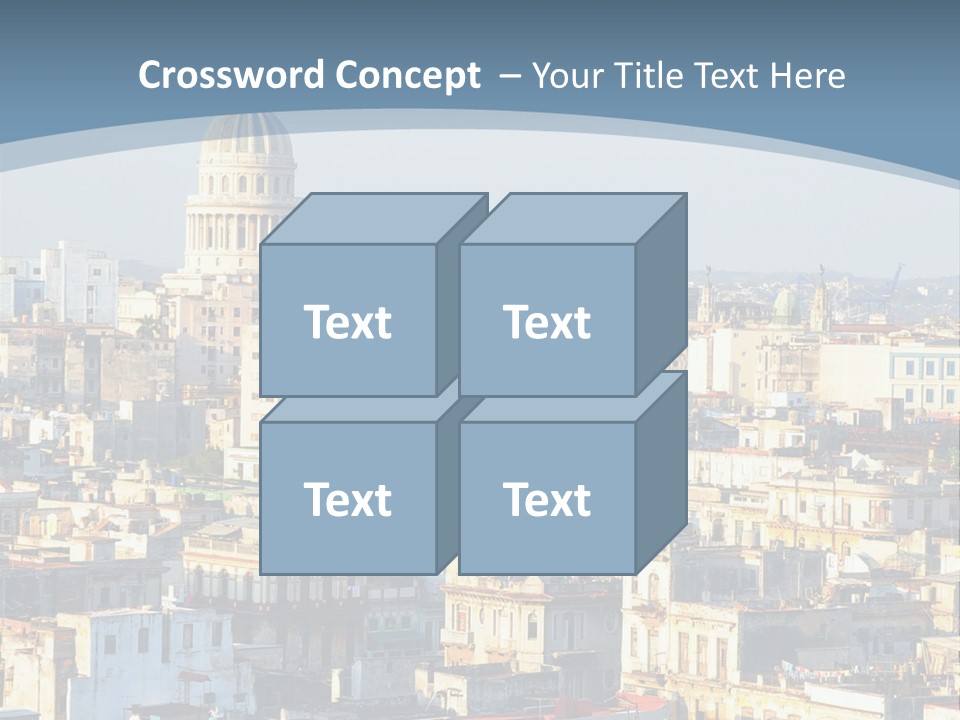 Latin Landmark Cuban PowerPoint Template