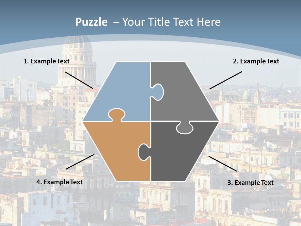 Latin Landmark Cuban PowerPoint Template