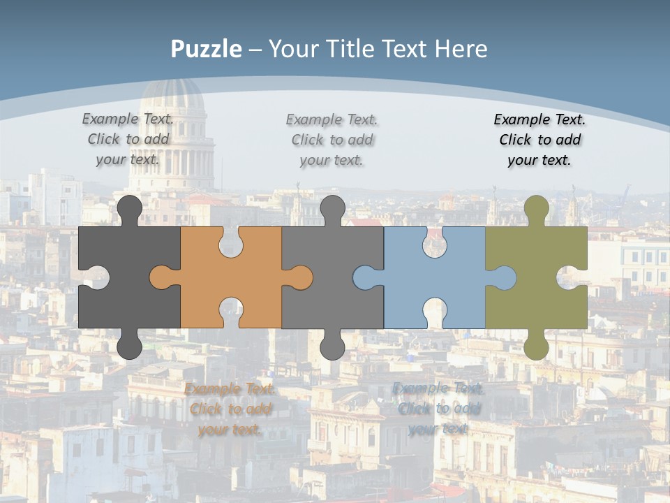 Latin Landmark Cuban PowerPoint Template