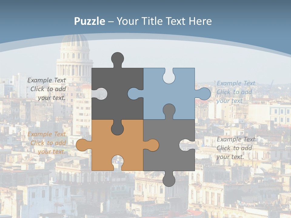 Latin Landmark Cuban PowerPoint Template