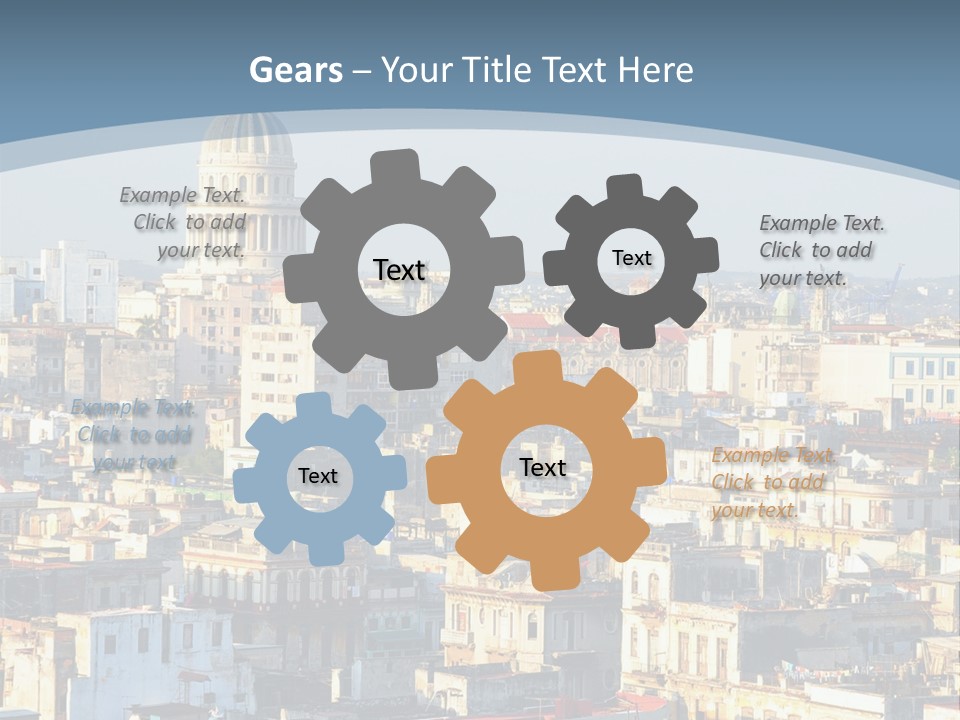 Latin Landmark Cuban PowerPoint Template