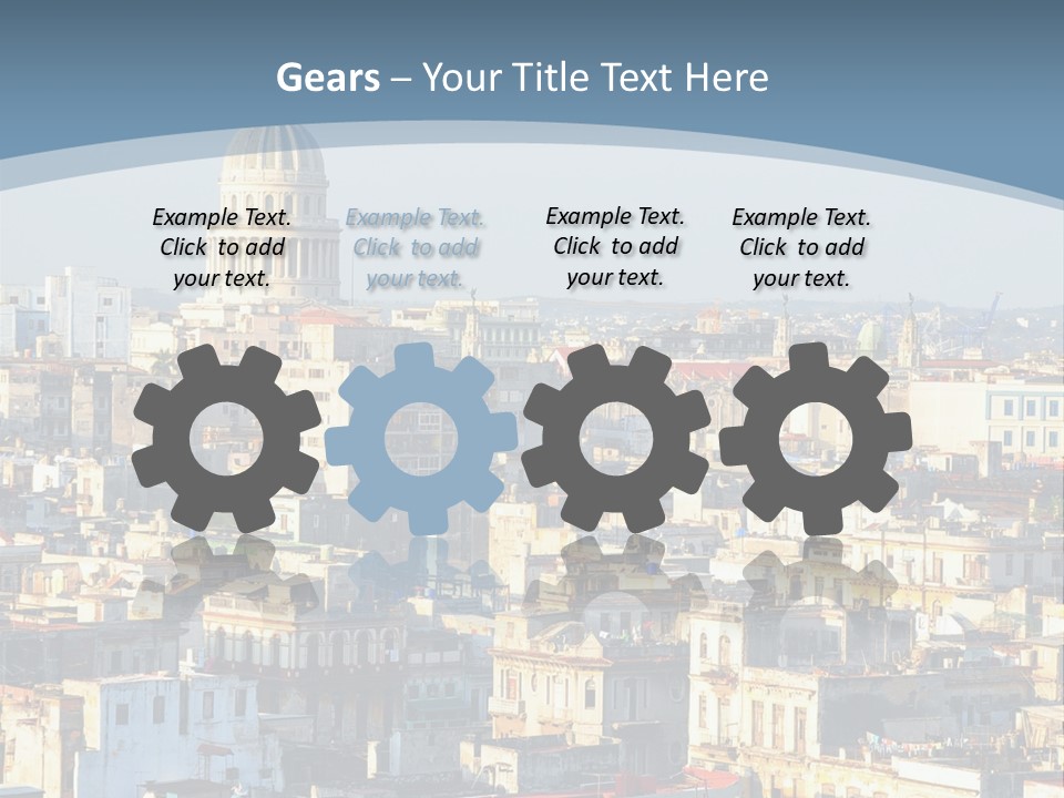 Latin Landmark Cuban PowerPoint Template