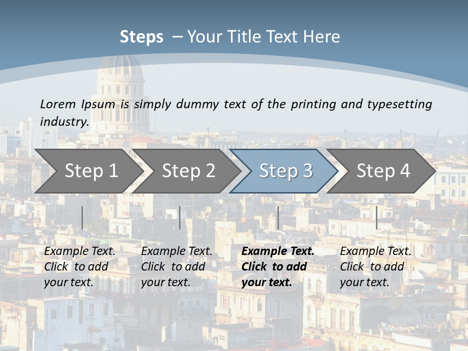 Latin Landmark Cuban PowerPoint Template