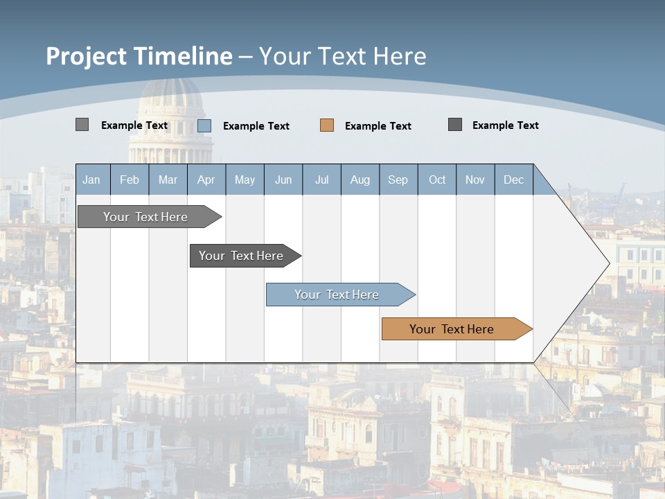 Latin Landmark Cuban PowerPoint Template