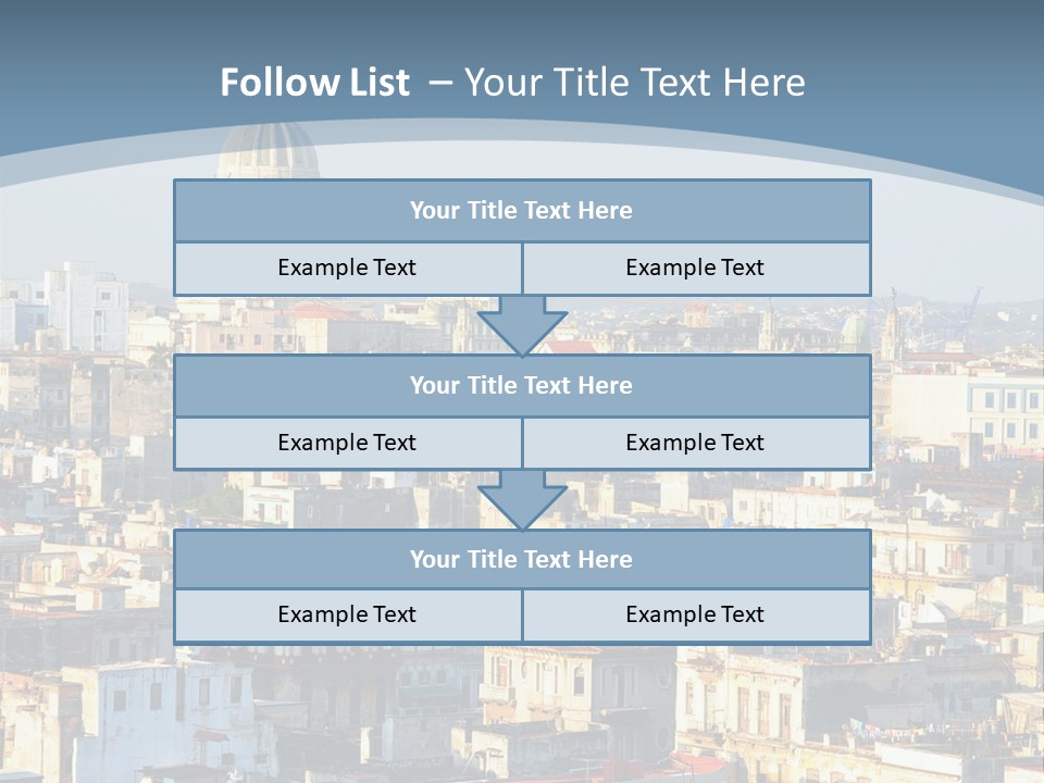 Latin Landmark Cuban PowerPoint Template
