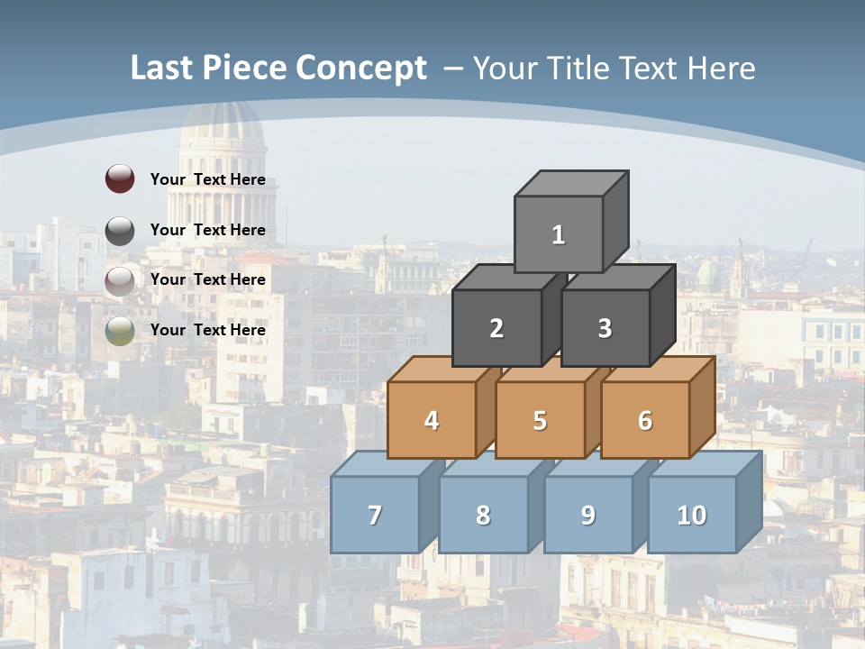 Latin Landmark Cuban PowerPoint Template