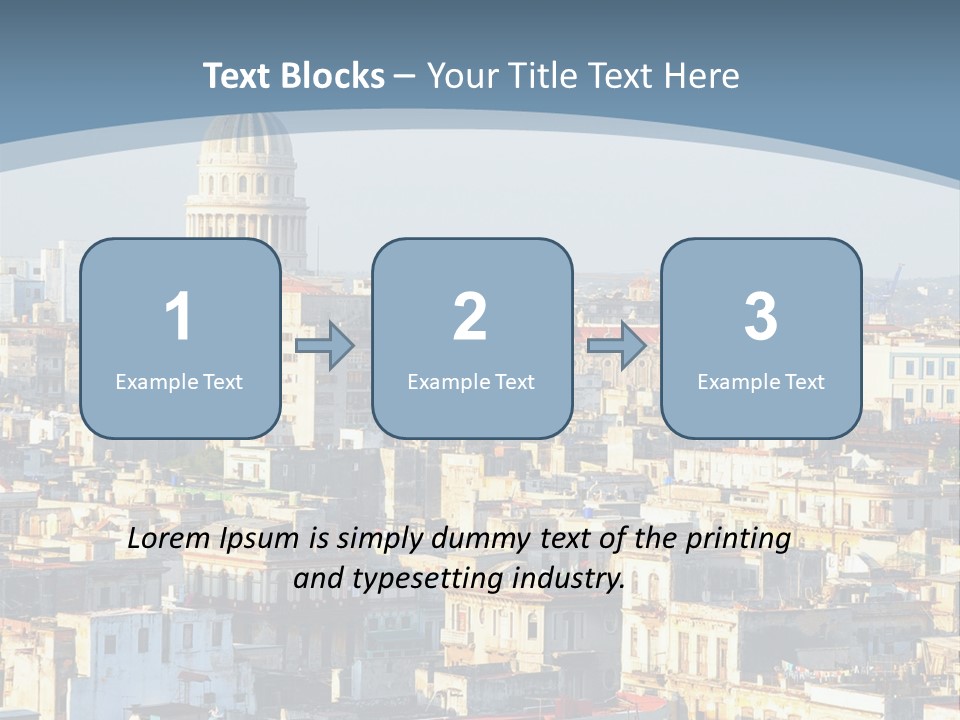 Latin Landmark Cuban PowerPoint Template