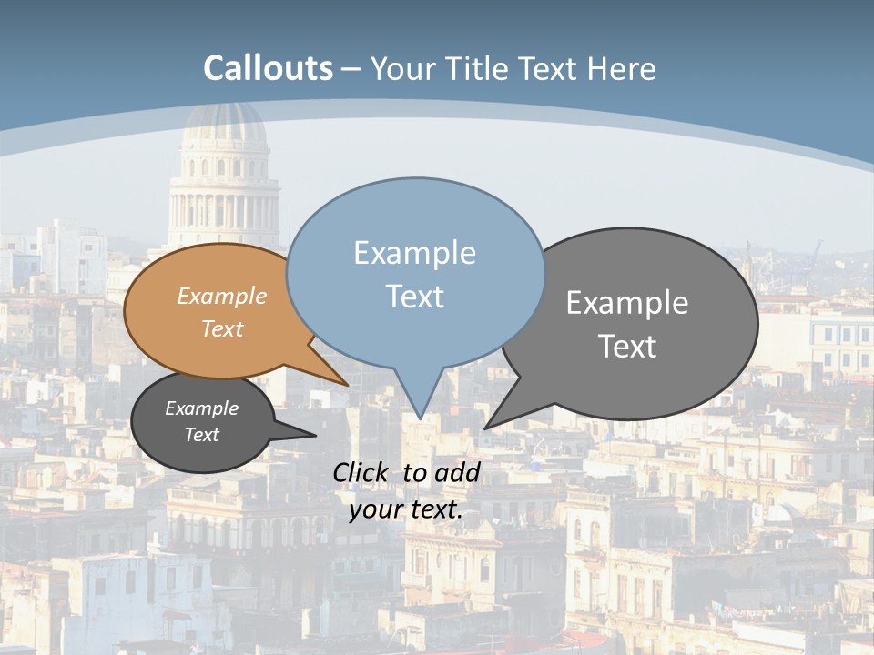 Latin Landmark Cuban PowerPoint Template