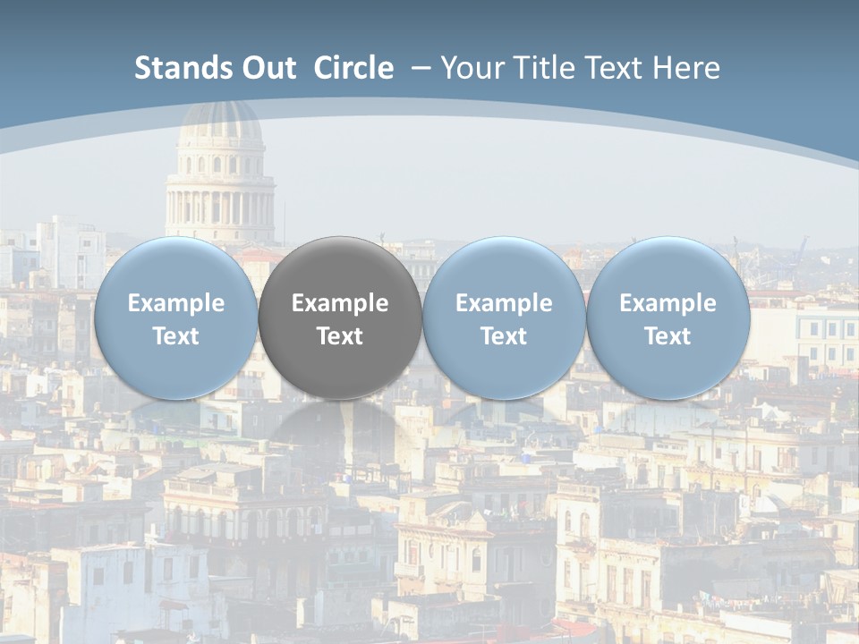 Latin Landmark Cuban PowerPoint Template