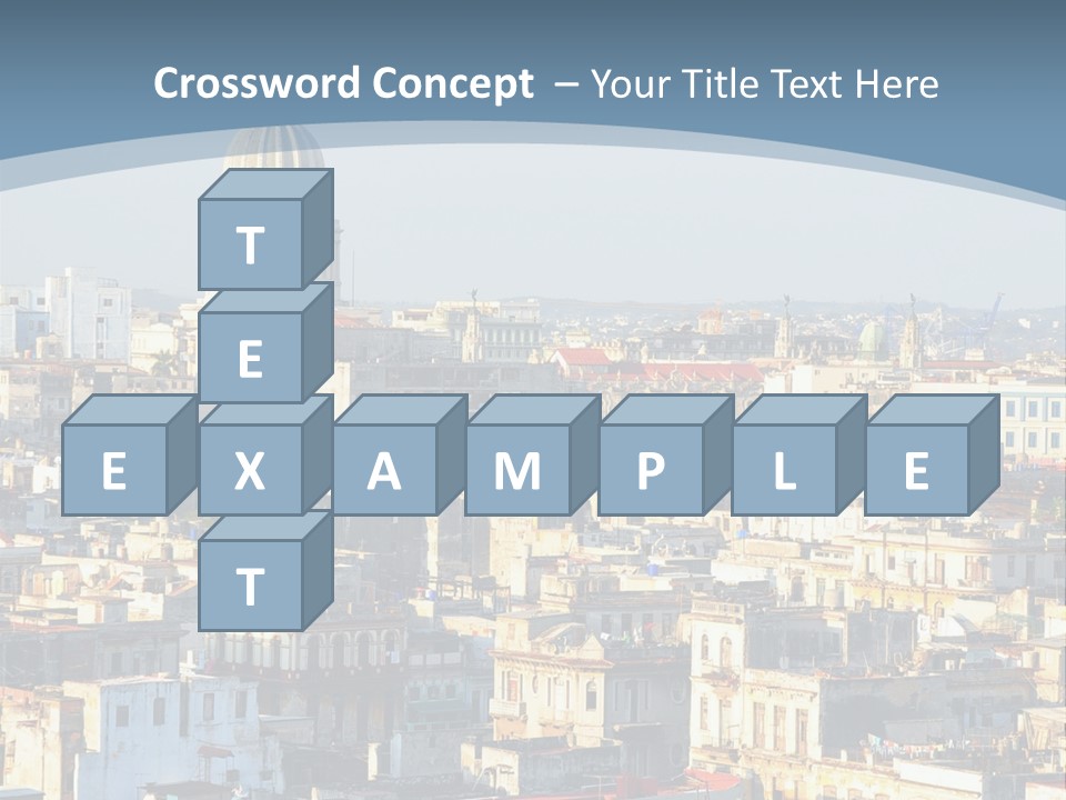 Latin Landmark Cuban PowerPoint Template