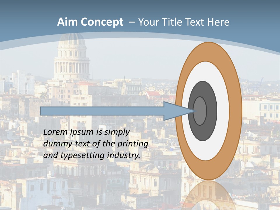 Latin Landmark Cuban PowerPoint Template