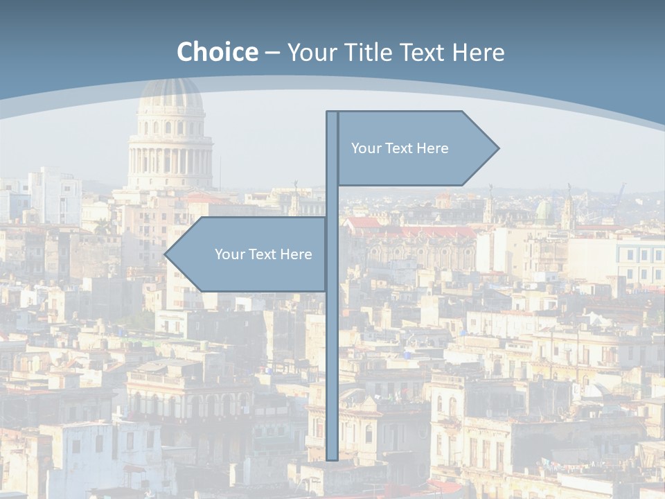 Latin Landmark Cuban PowerPoint Template