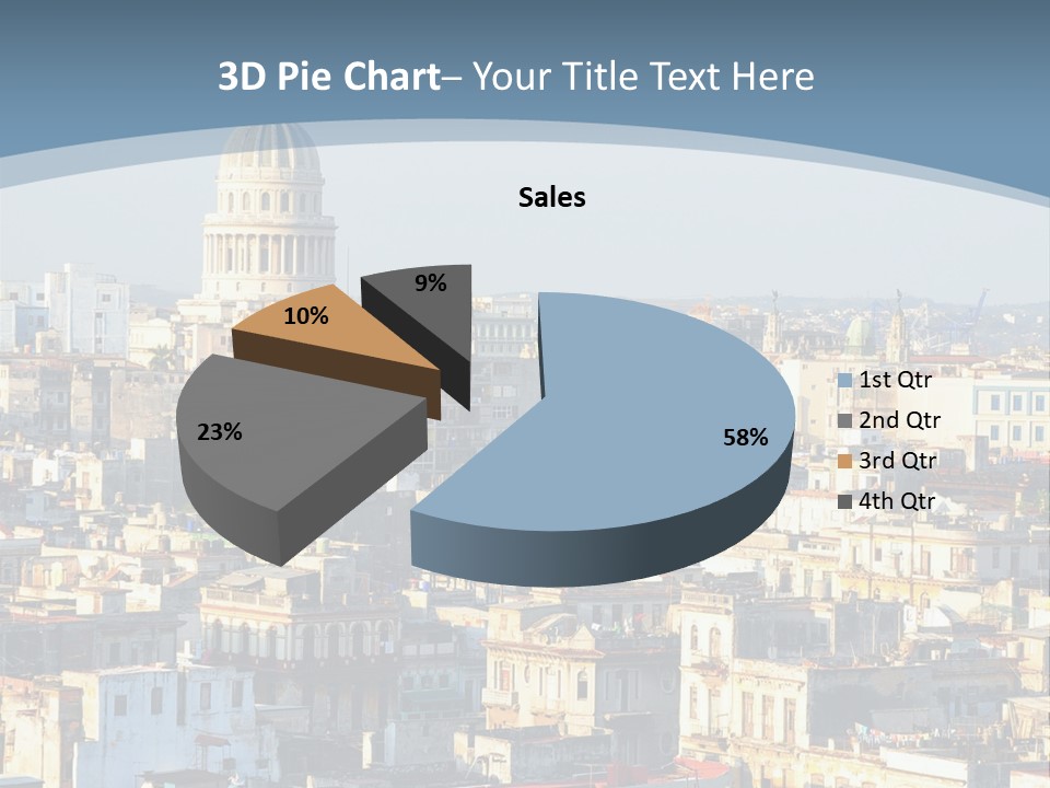 Latin Landmark Cuban PowerPoint Template