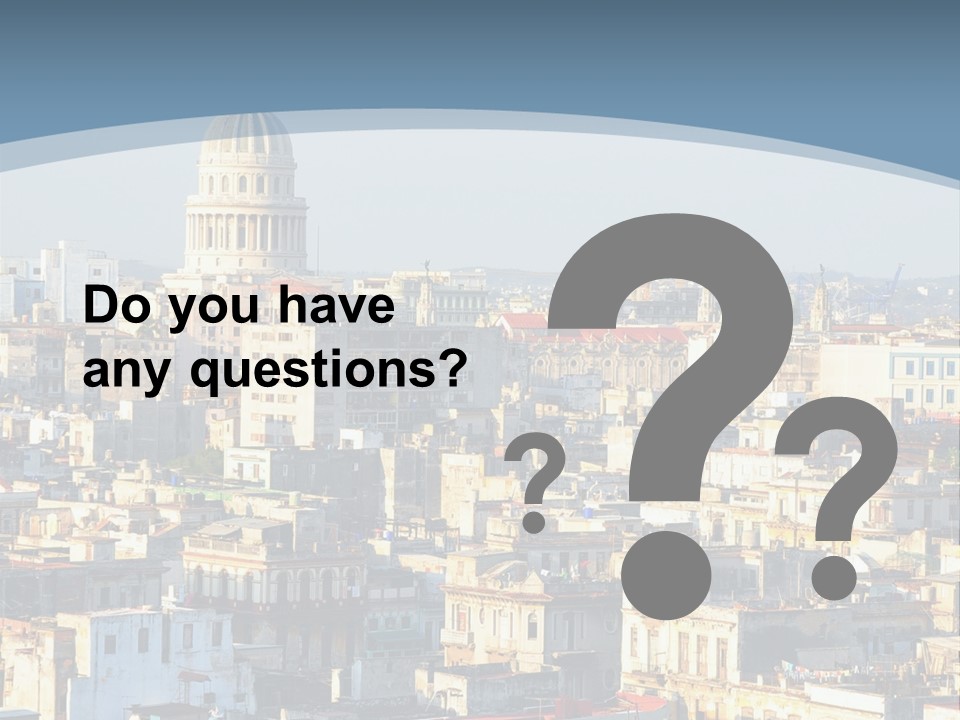 Latin Landmark Cuban PowerPoint Template