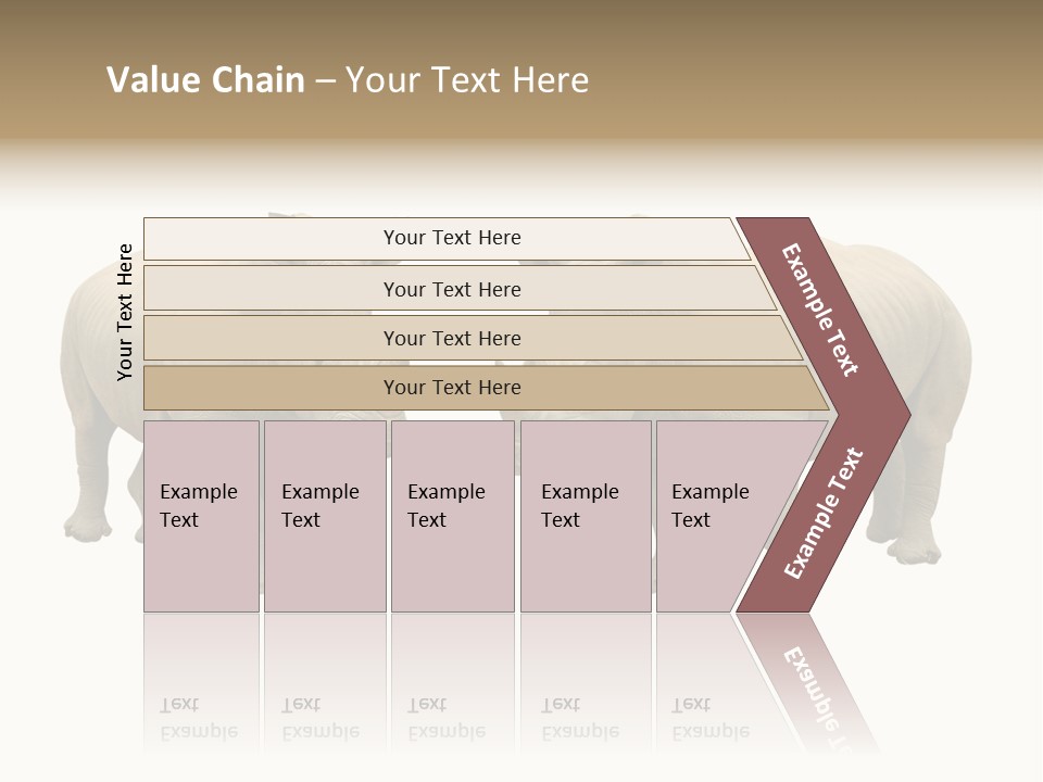 Safari Grey Standing PowerPoint Template
