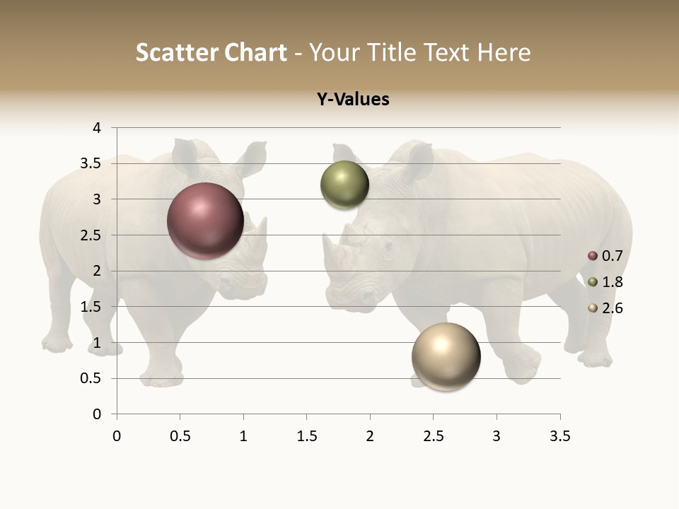 Safari Grey Standing PowerPoint Template