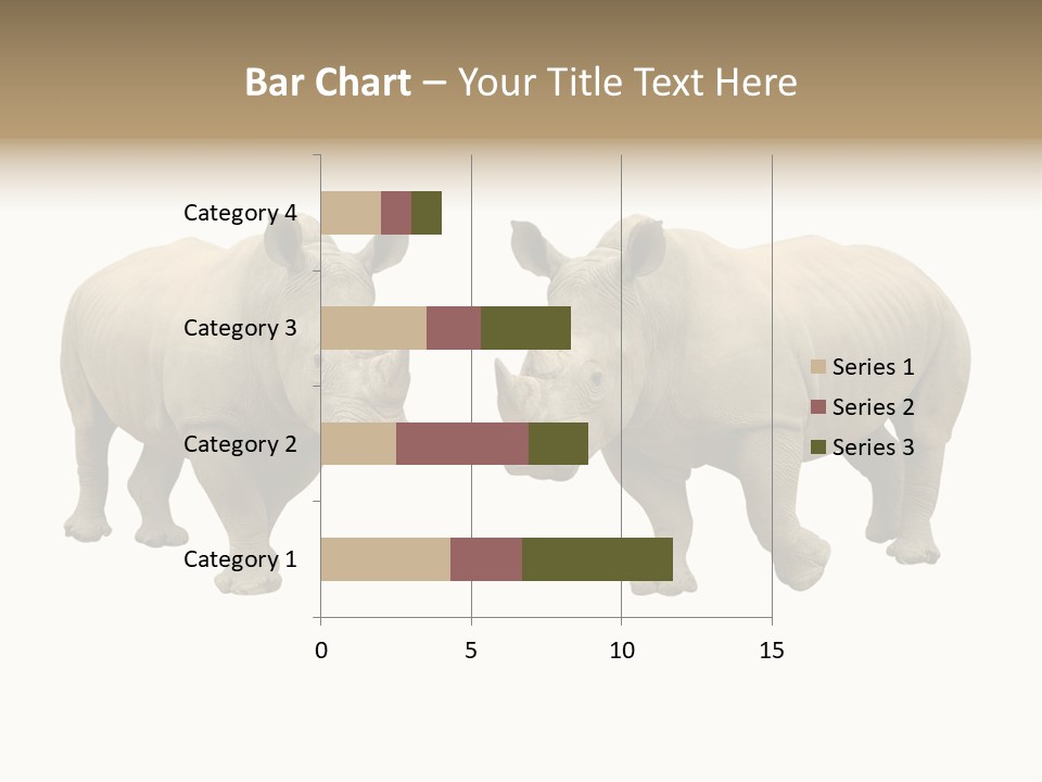 Safari Grey Standing PowerPoint Template