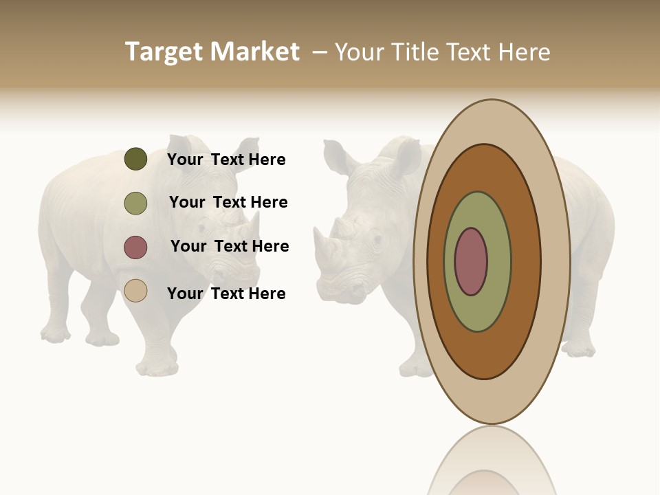 Safari Grey Standing PowerPoint Template