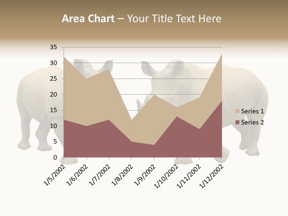 Safari Grey Standing PowerPoint Template