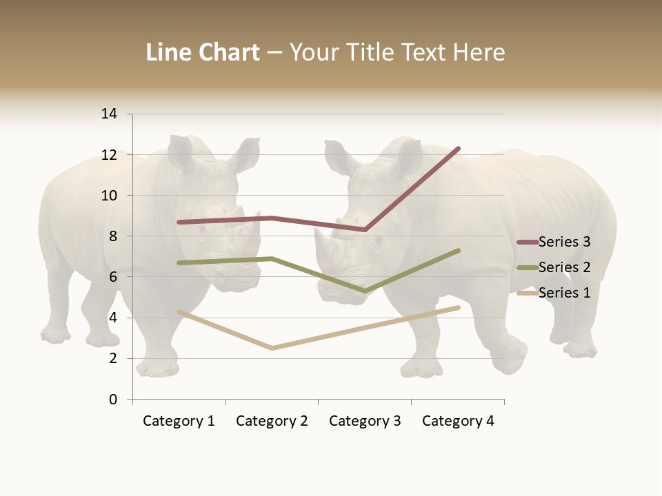 Safari Grey Standing PowerPoint Template
