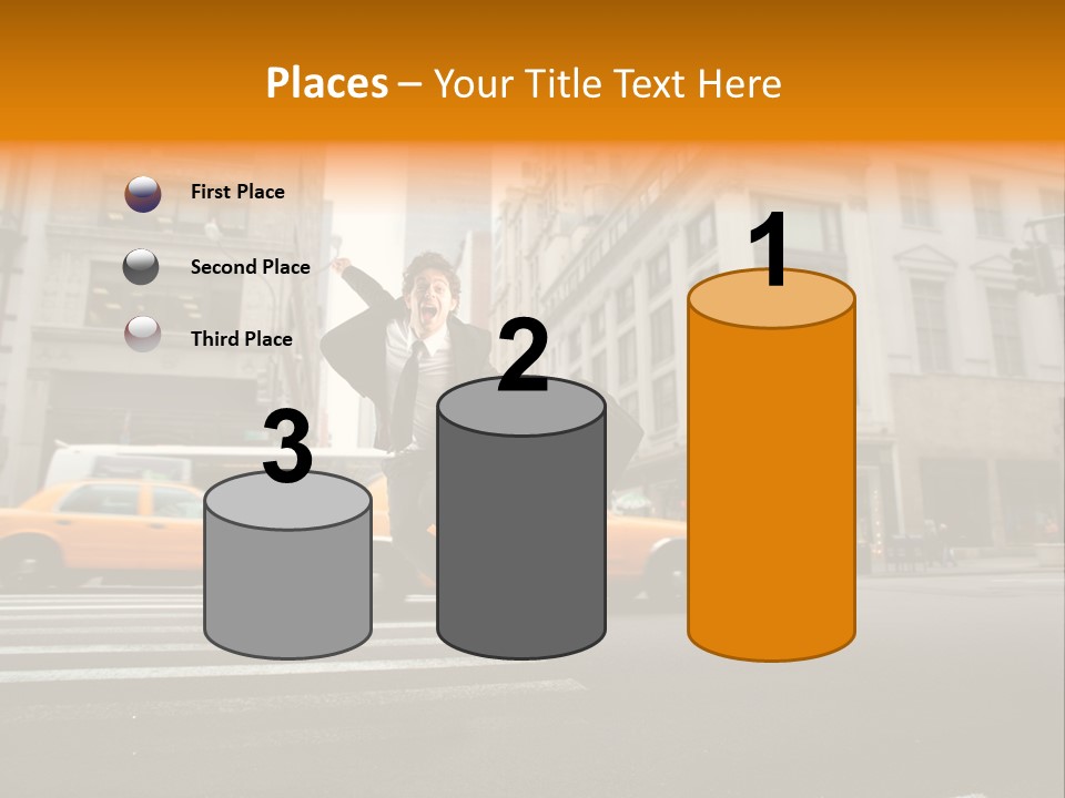 Smile Traffic Car PowerPoint Template