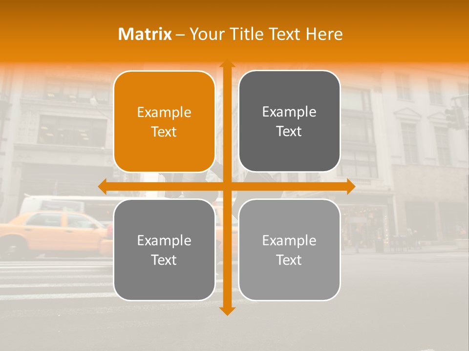 Smile Traffic Car PowerPoint Template