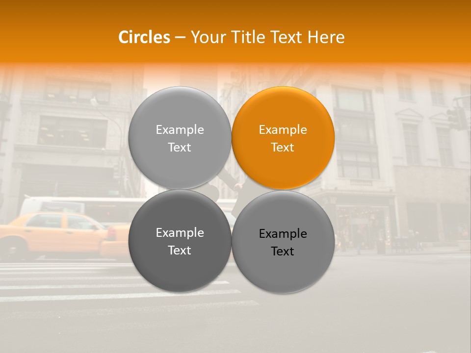 Smile Traffic Car PowerPoint Template
