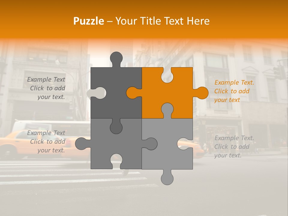 Smile Traffic Car PowerPoint Template