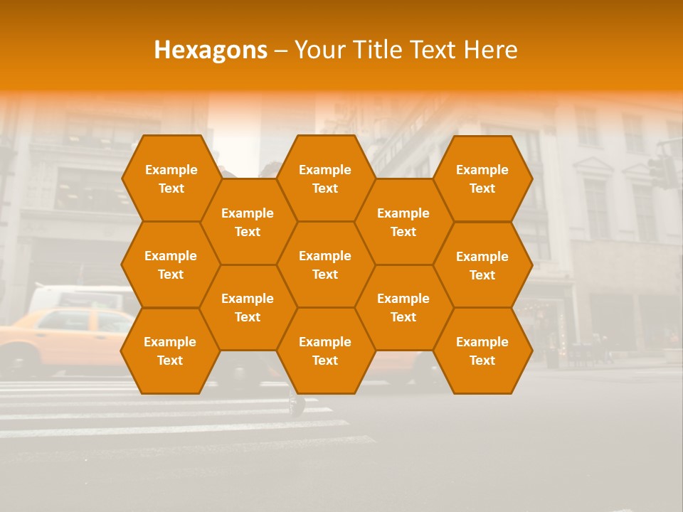 Smile Traffic Car PowerPoint Template