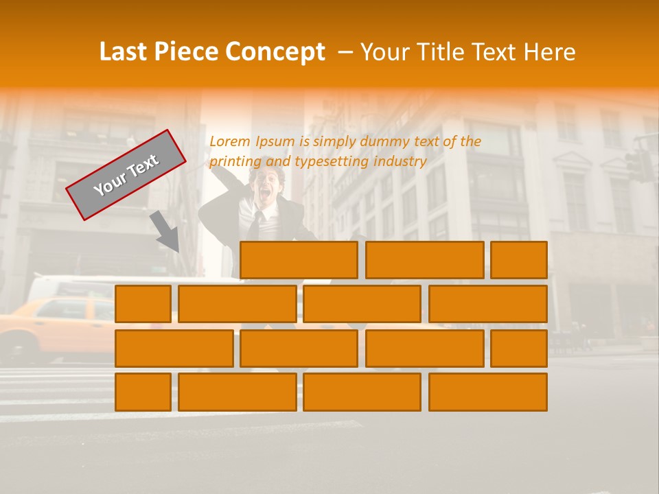 Smile Traffic Car PowerPoint Template