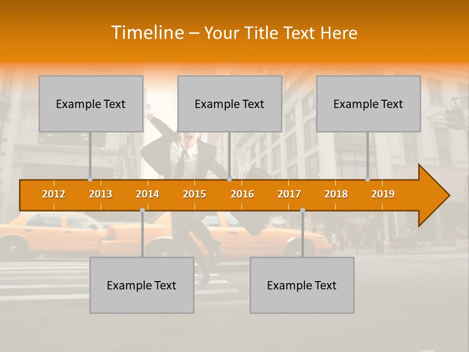 Smile Traffic Car PowerPoint Template