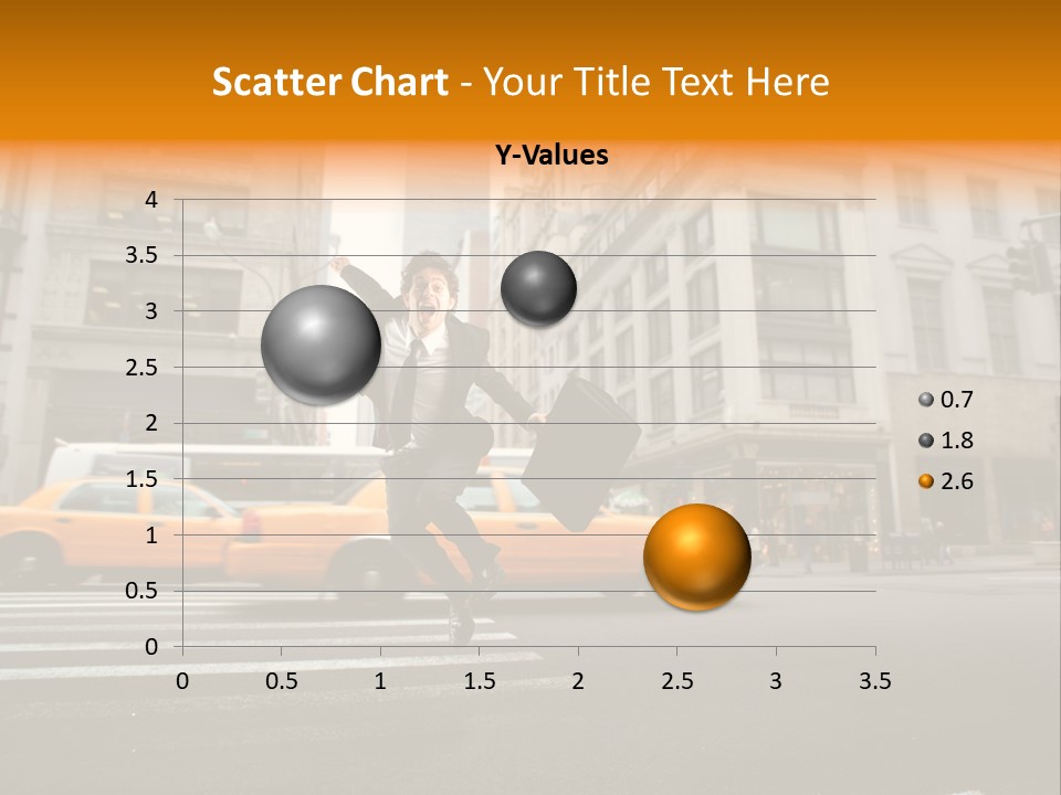 Smile Traffic Car PowerPoint Template