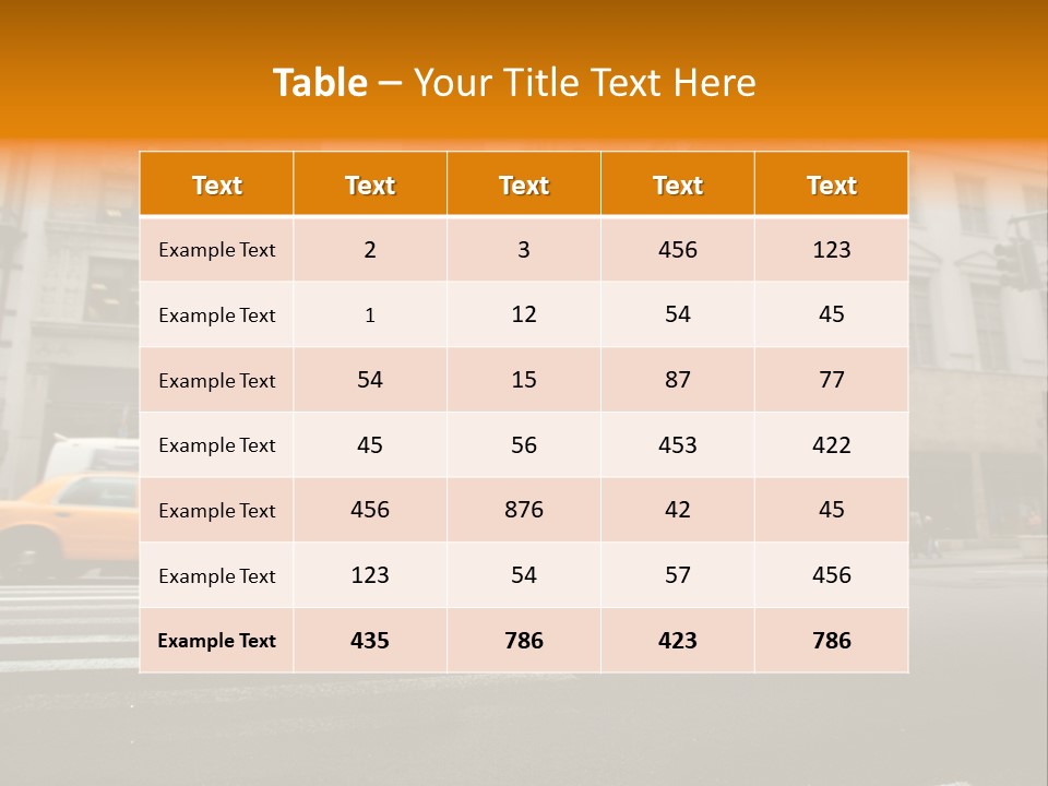 Smile Traffic Car PowerPoint Template