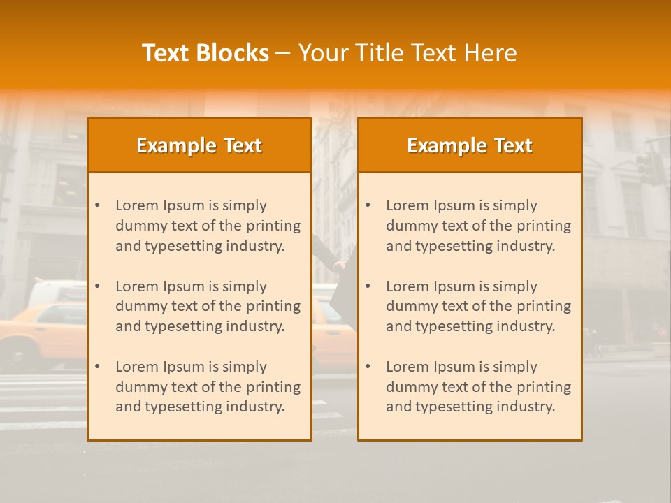 Smile Traffic Car PowerPoint Template