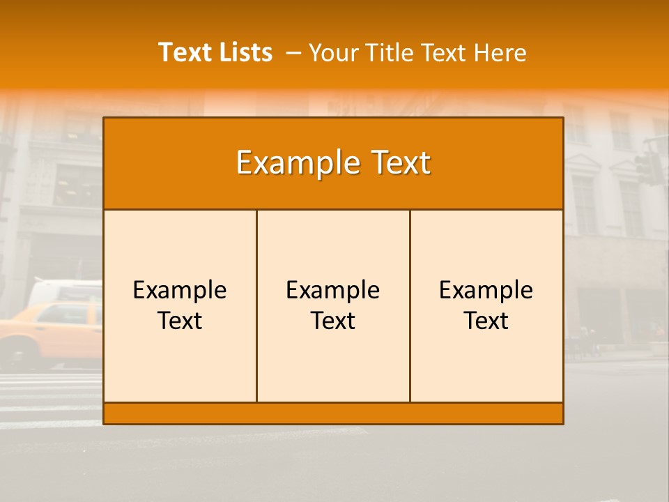 Smile Traffic Car PowerPoint Template