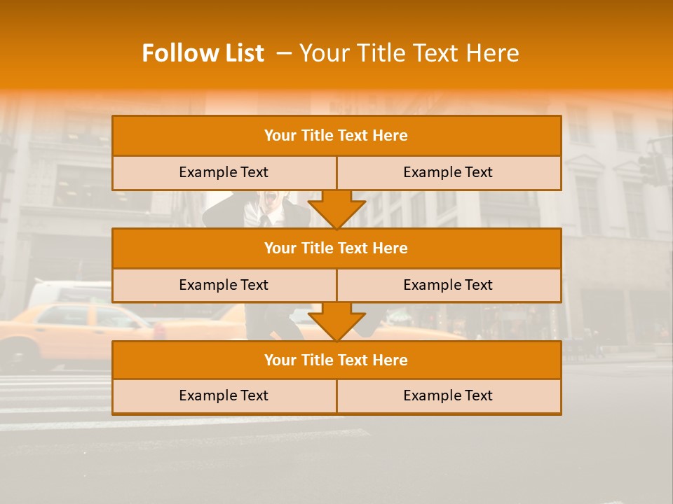 Smile Traffic Car PowerPoint Template